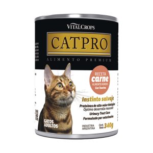 Cat Pro Alimento Humedo x 340 Grs. - Sabor Carne