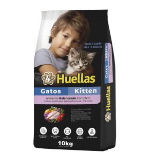 4 Huellas Gato Kitten x 10 Kg